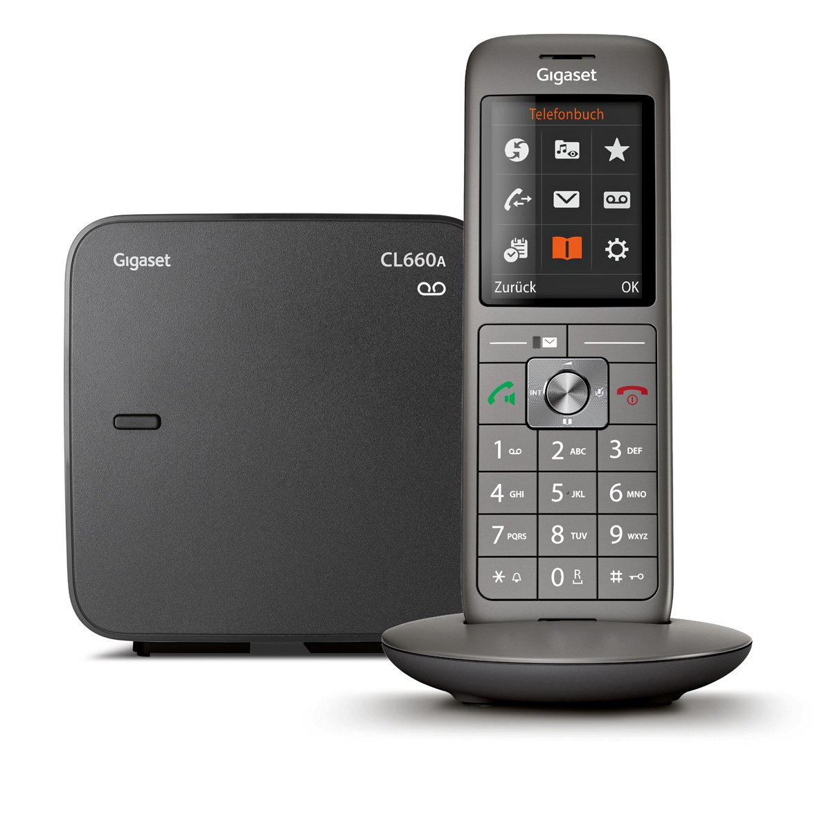 Gigaset CL660A Telefono DECT Antracite, Nero [Germania]