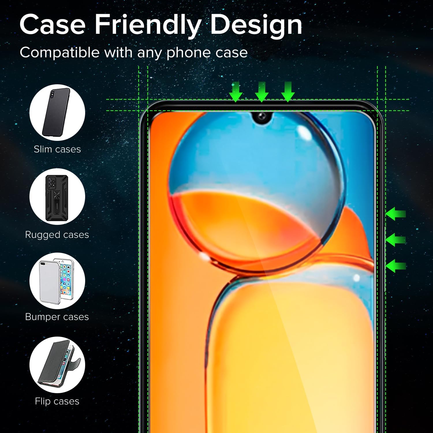 Ivoler Vetro Temperato per Xiaomi Redmi 13C / Poco C65 - immagine 6