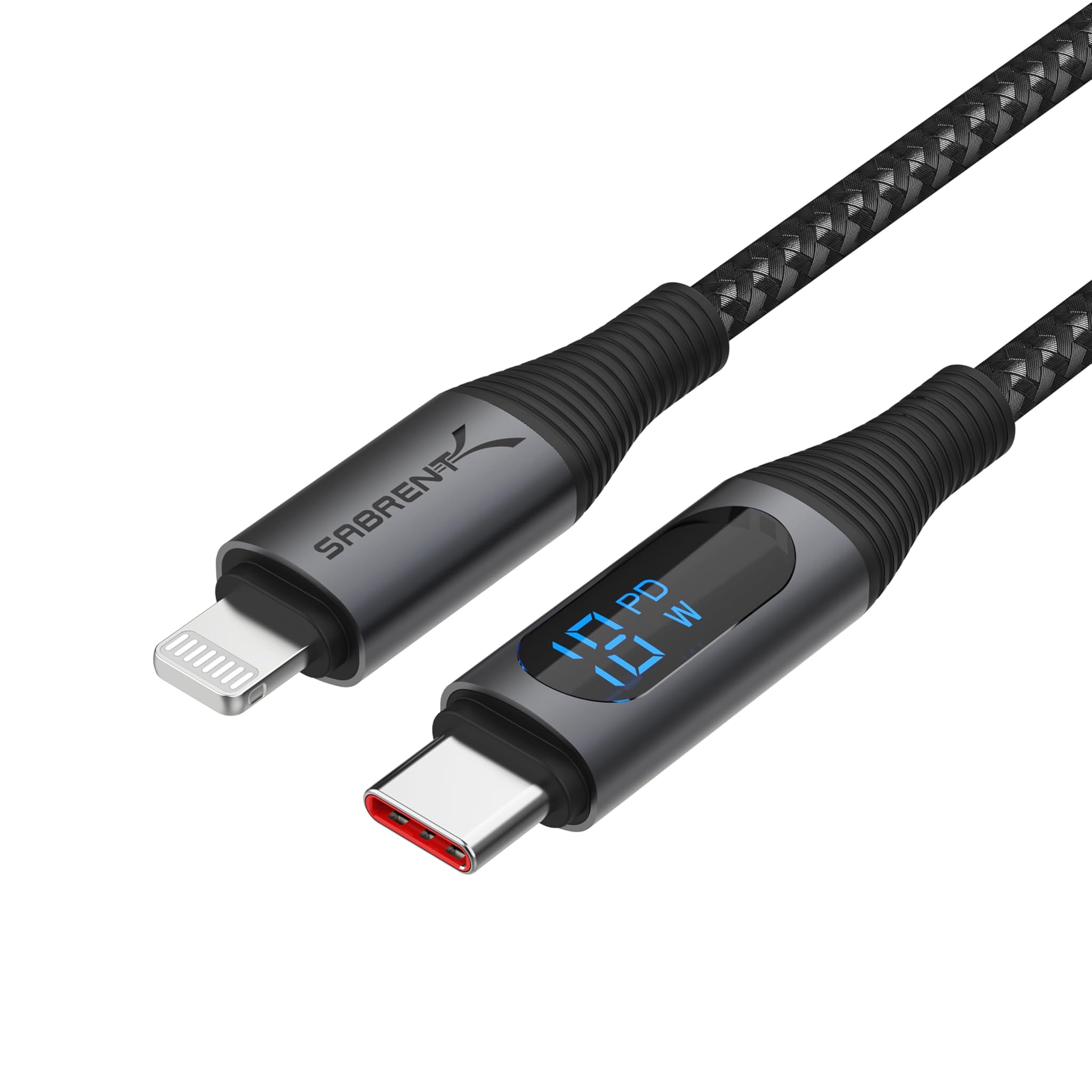 Sabrent Cavo USB-C a Lightning con Smart Display 2M