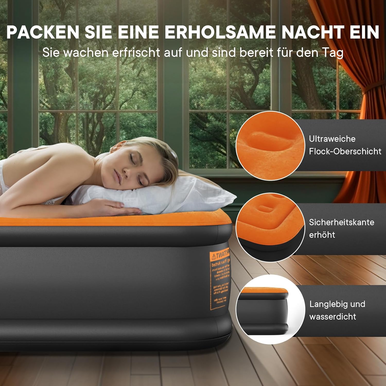 Luxchoice Materasso Gonfiabile Autogonfiabile con Pompa - immagine 4