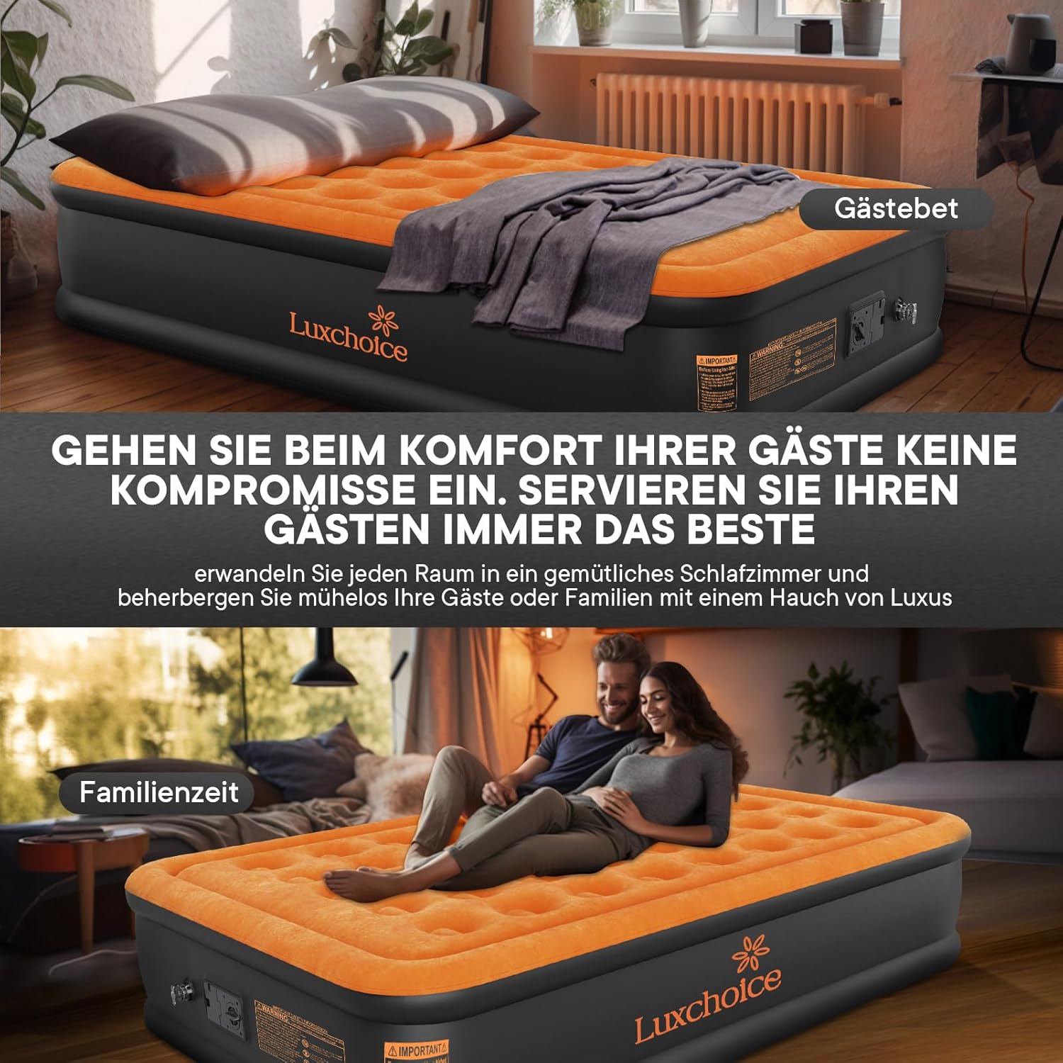 Luxchoice Materasso Gonfiabile Autogonfiabile con Pompa - immagine 5