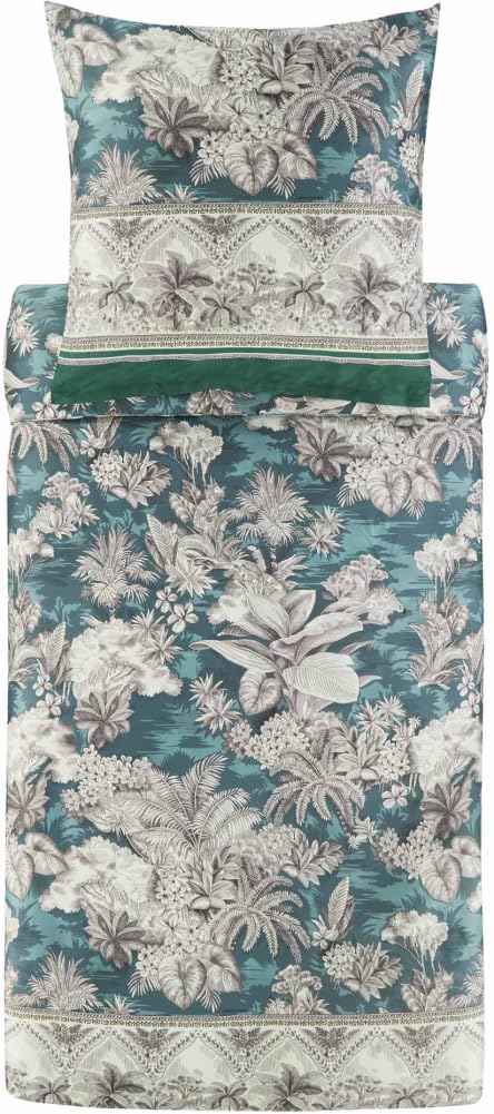 Bassetti BOLI Biancheria da Letto Raso Cotone Verde V1