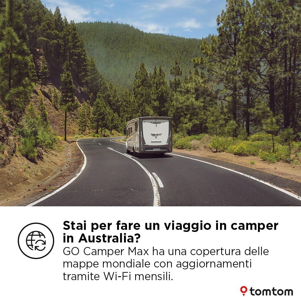 Tomtom GO Camper Max 2a gen. Navigatore 7" - immagine 8