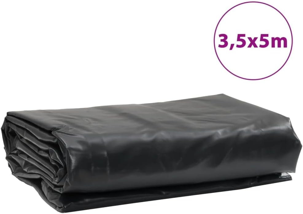 vidaXL Telone Antracite 3,5x5 m 650 g/m² - immagine 2