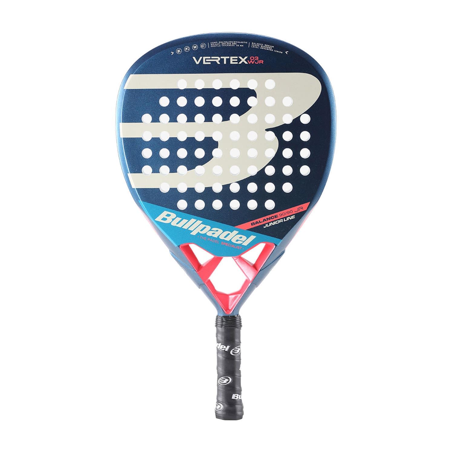 Bullpadel Pala Vertex JR Girl 23, Multicolore