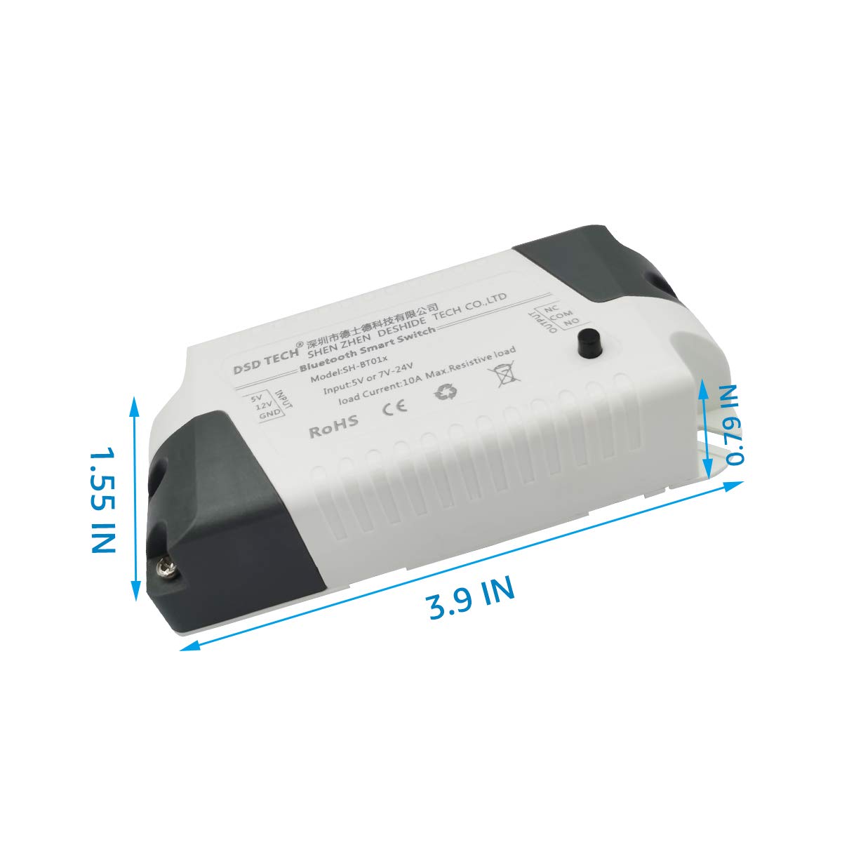 DSD TECH SH-BT01C Bluetooth relay V2 Support Timer and Security code ...