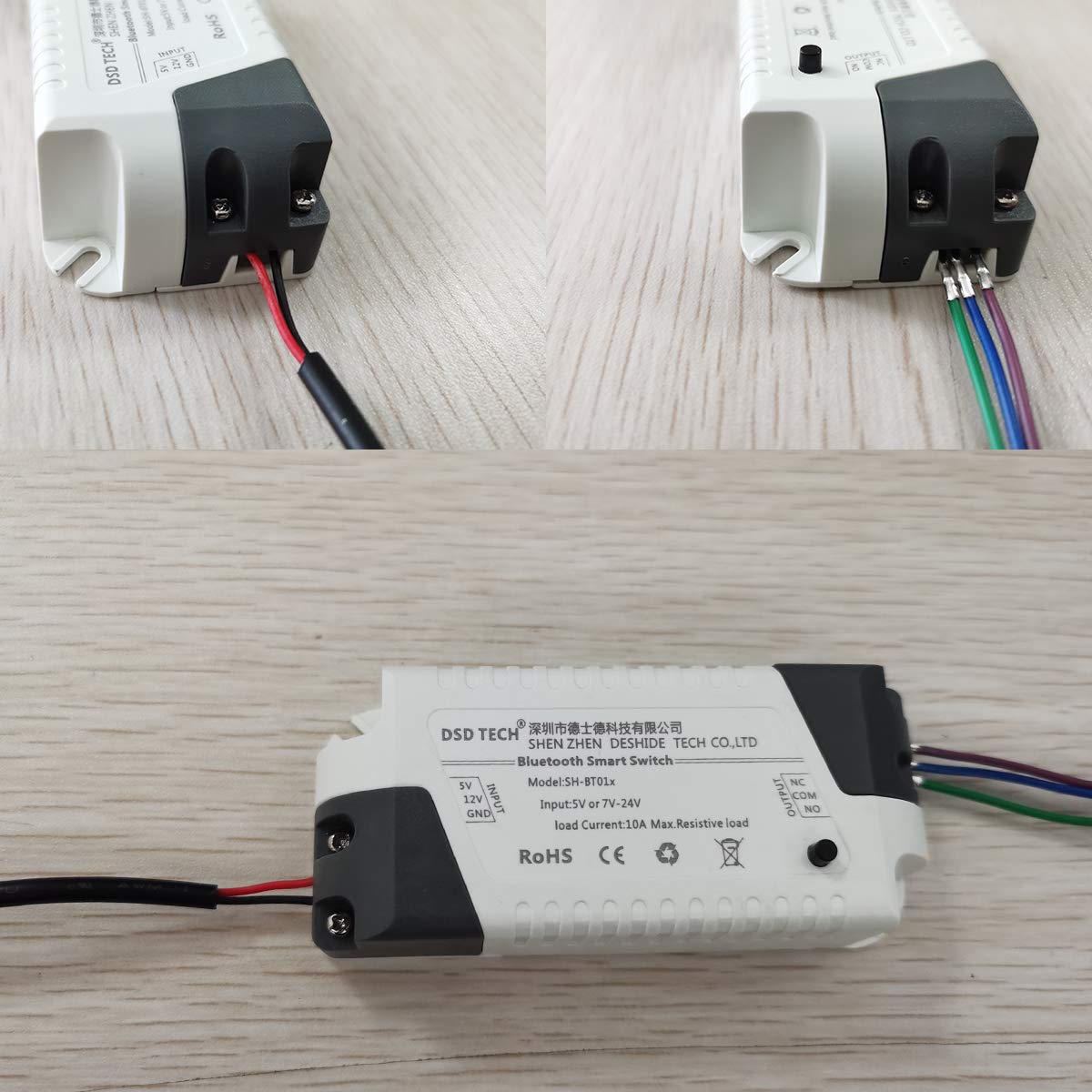 DSD TECH SH-BT01C Bluetooth relay V2 Support Timer and Security code ...