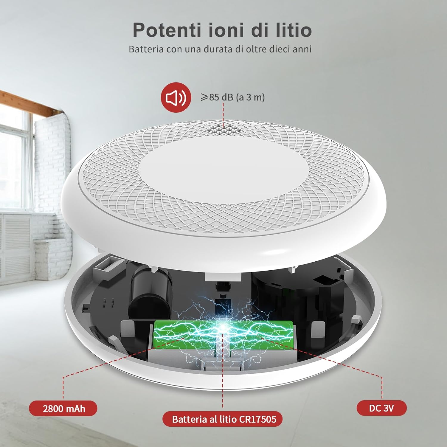 Runidur Rilevatore Combinato Fumo e CO 10 Anni (2 Pezzi) - immagine 4