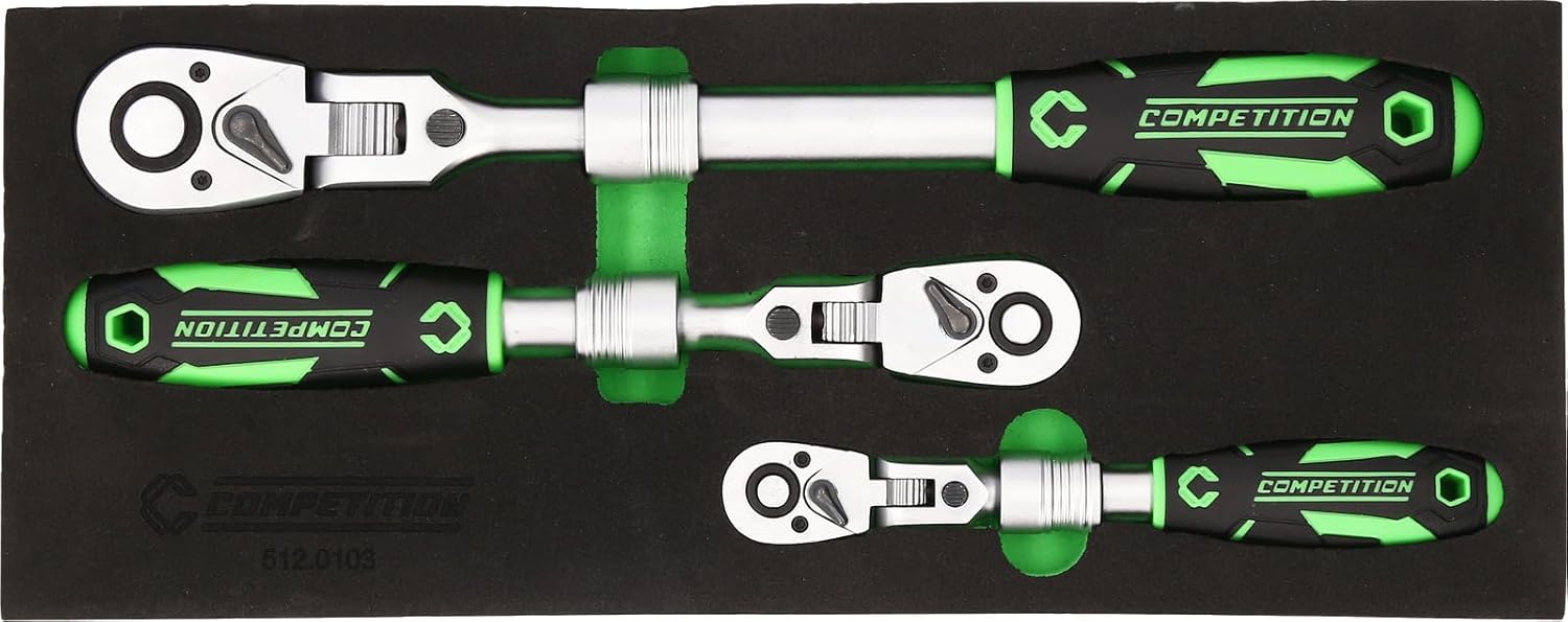 KS Tools Competition 512.0103 - Set 3 Cricchetti Telescopici - immagine 3