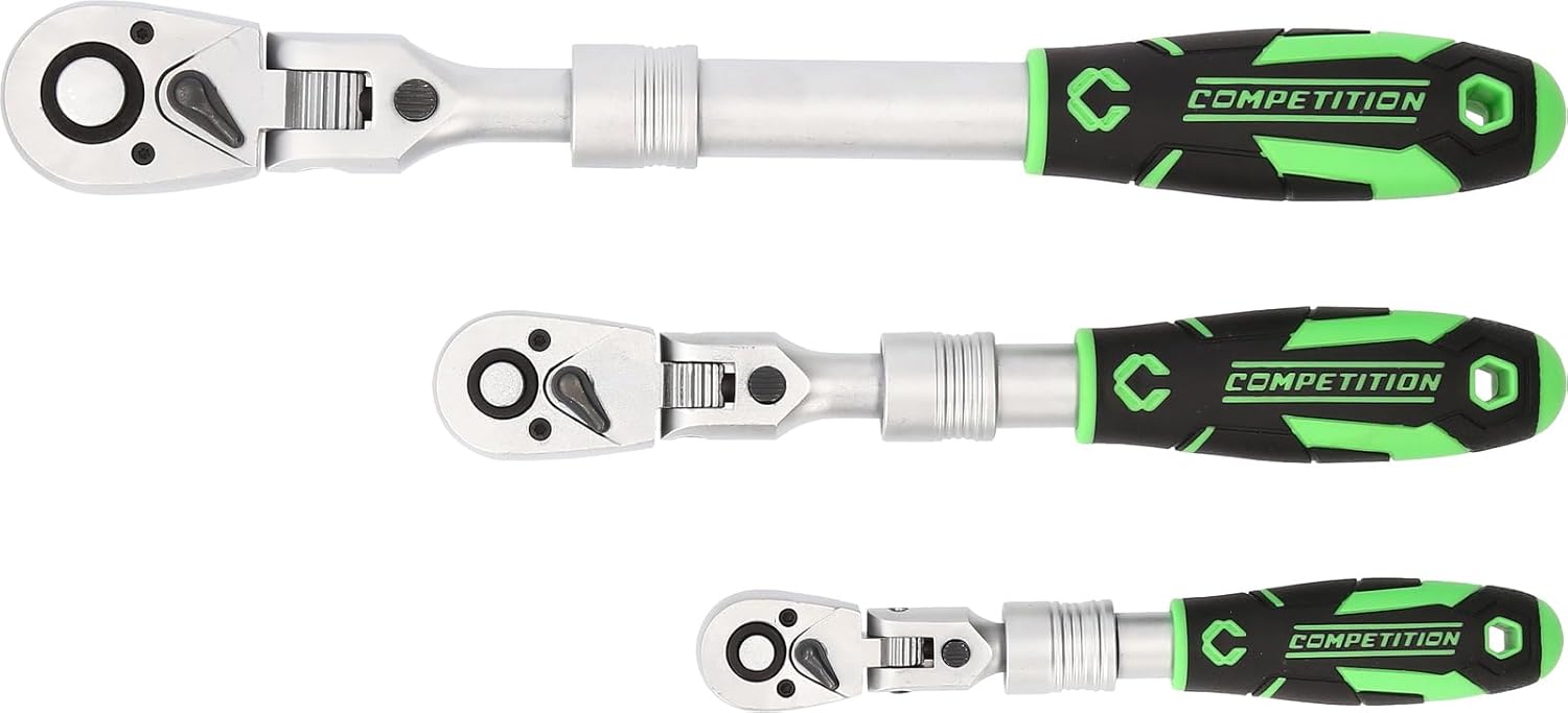 KS Tools Competition 512.0103 - Set 3 Cricchetti Telescopici - immagine 4