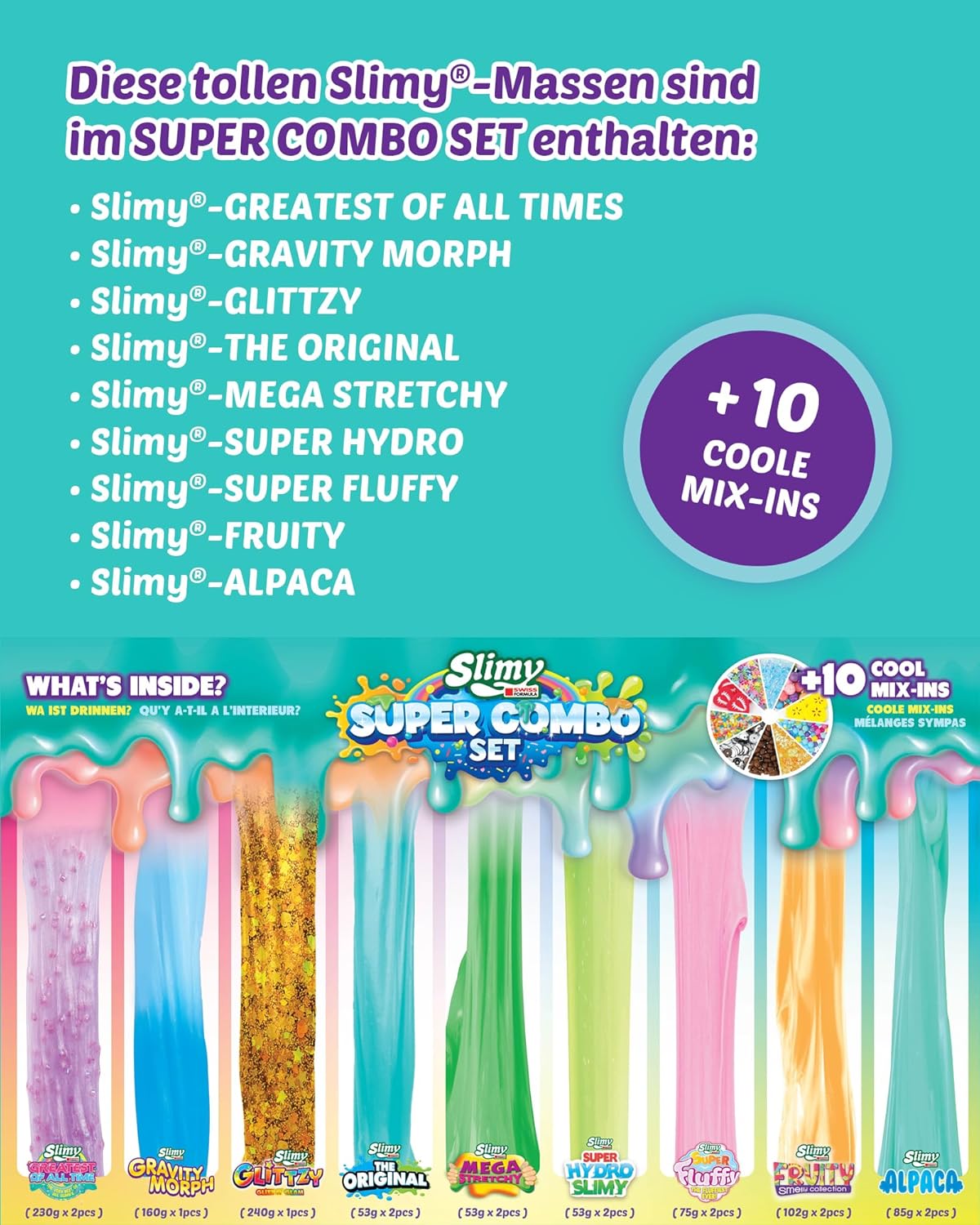 Slimy Super Combo Set - Slime Originale 1600g - immagine 4