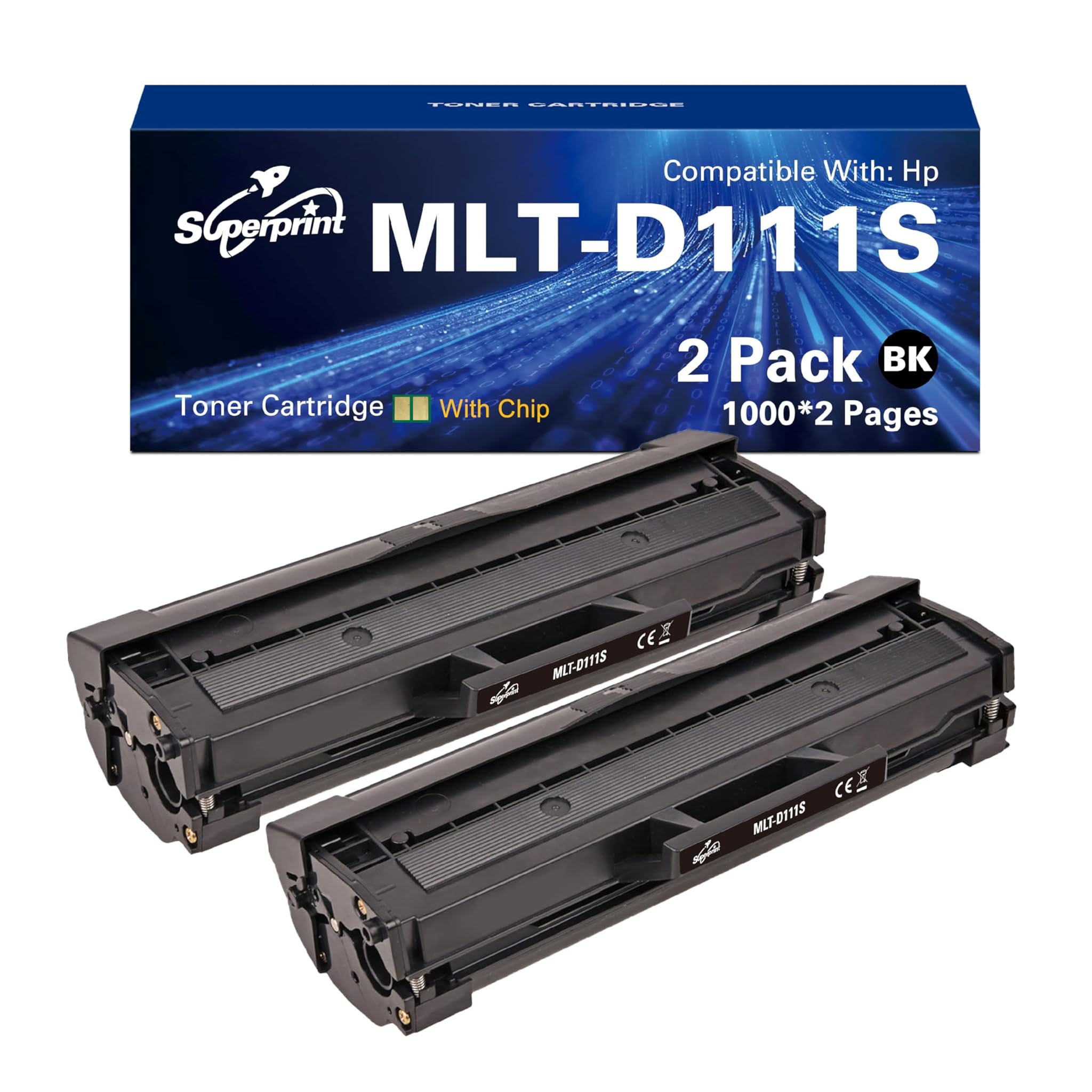 MLT-D111S - Toner Compatibile Samsung D111S (2 Pack)