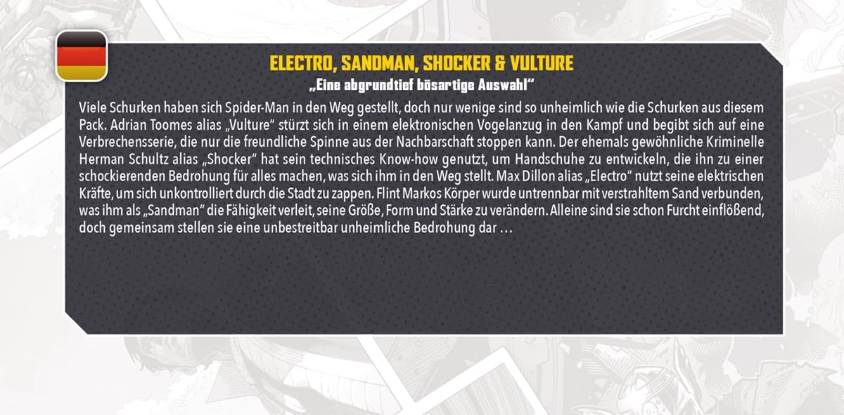 Marvel: Crisis Protocol Electro, Sandman, Shocker & Vulture - immagine 5