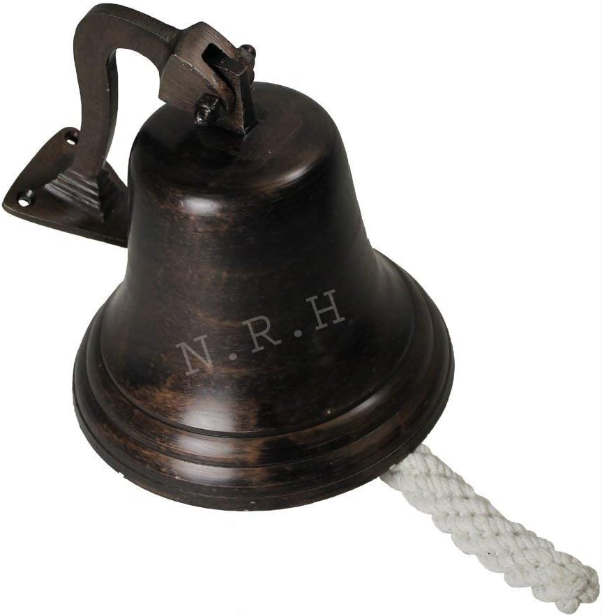 Campana in Ottone Anticato, per la Spiaggia, Decorazione per la casa, Regalo