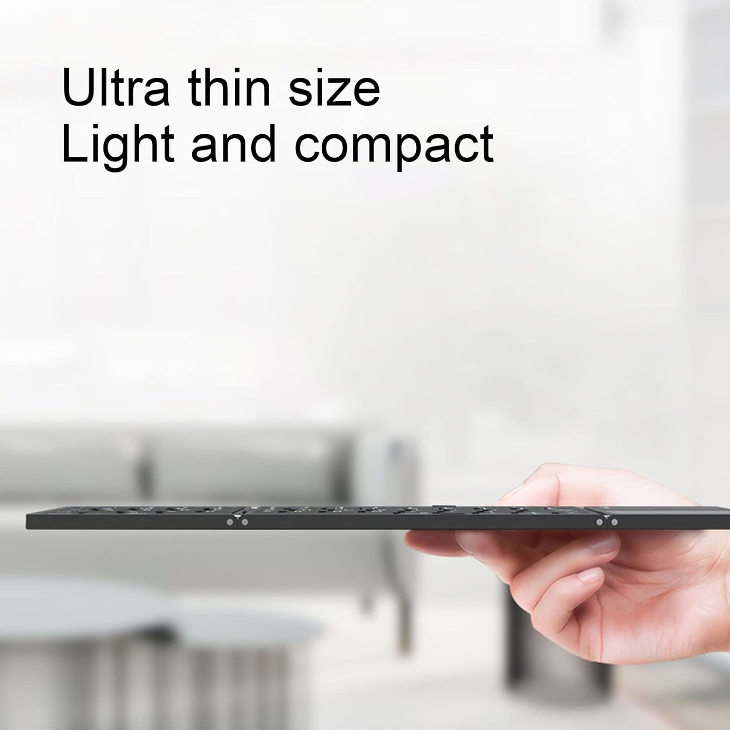 Bewinner Tastiera Bluetooth Pieghevole con Touchpad - immagine 4