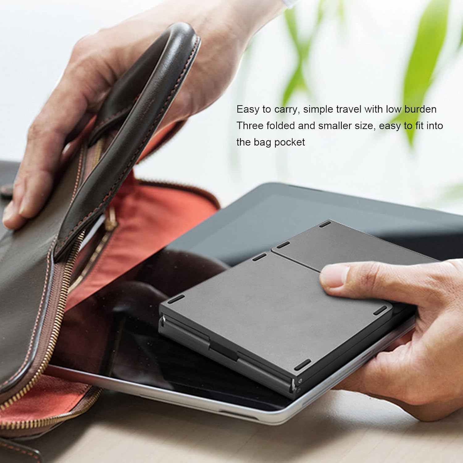 Bewinner Tastiera Bluetooth Pieghevole con Touchpad - immagine 6