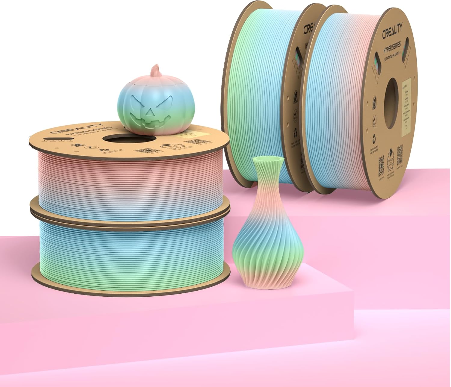 Creality Hyper PLA Filament Arcobaleno 4KG - immagine 1