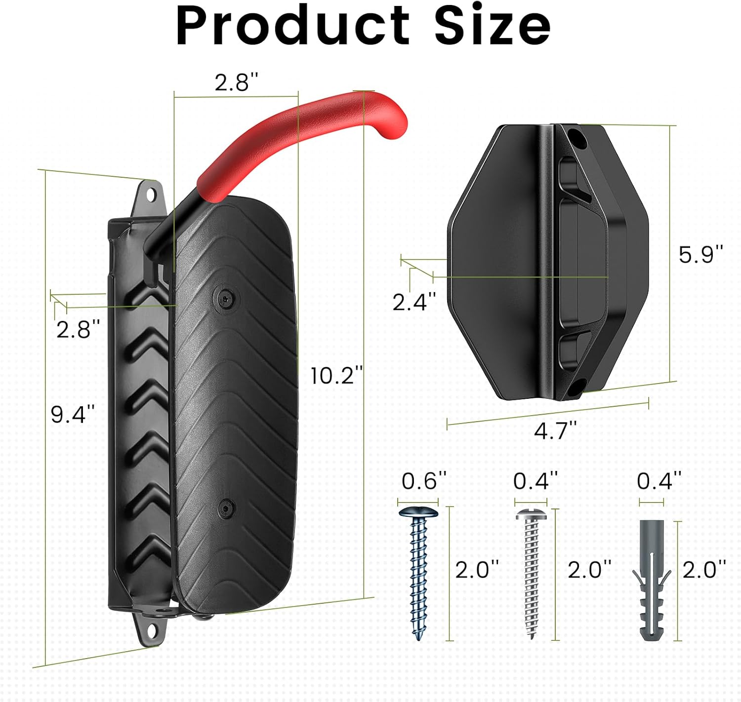Housolution Supporto Girevole per Biciclette, 2 Pezzi - immagine 7