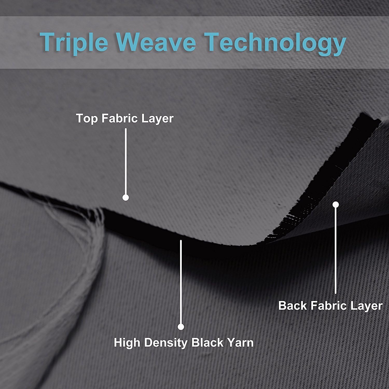 Pony Dance Tende Termiche Isolanti ad Anelli, Grigio - immagine 7