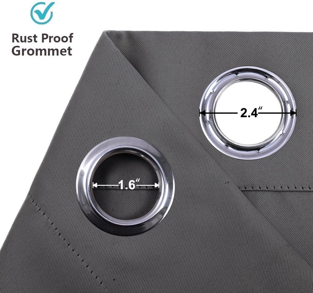 Pony Dance Tende Termiche Isolanti ad Anelli, Grigio - immagine 8