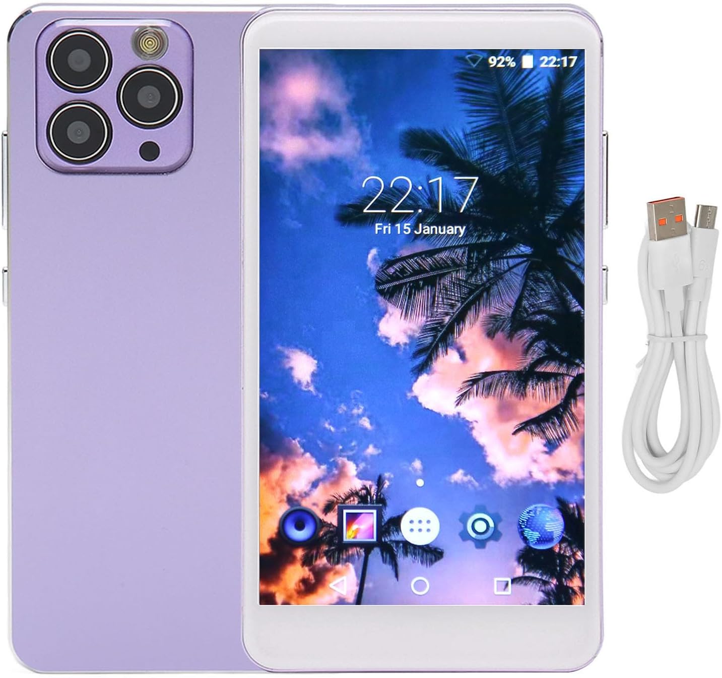 Lettore MP4 WiFi con Schermo Full Touch 5 Pollici, Viola - immagine 7