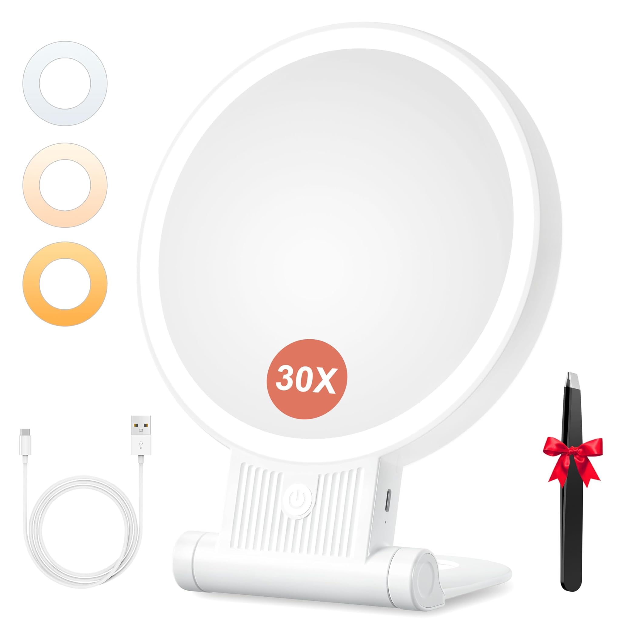 Auxmir Specchio Trucco con Luci LED 30X/1X