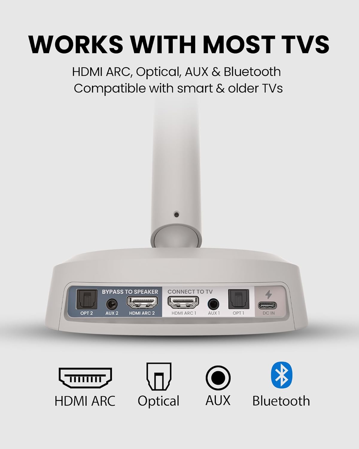 Avantree Crescendo 3D - Cuffie TV Wireless 60h - immagine 4