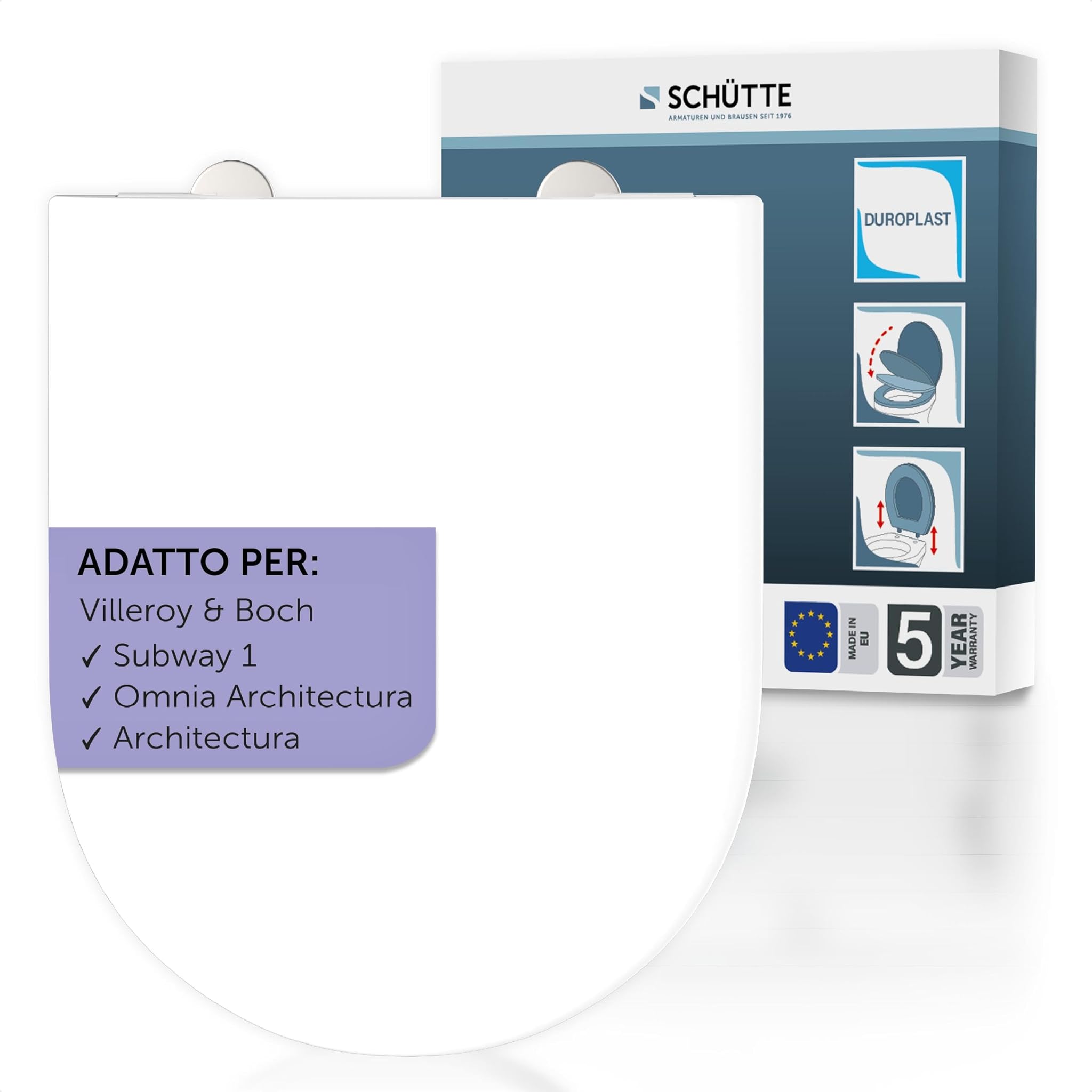 Schütte Sedile WC con abbassamento automatico