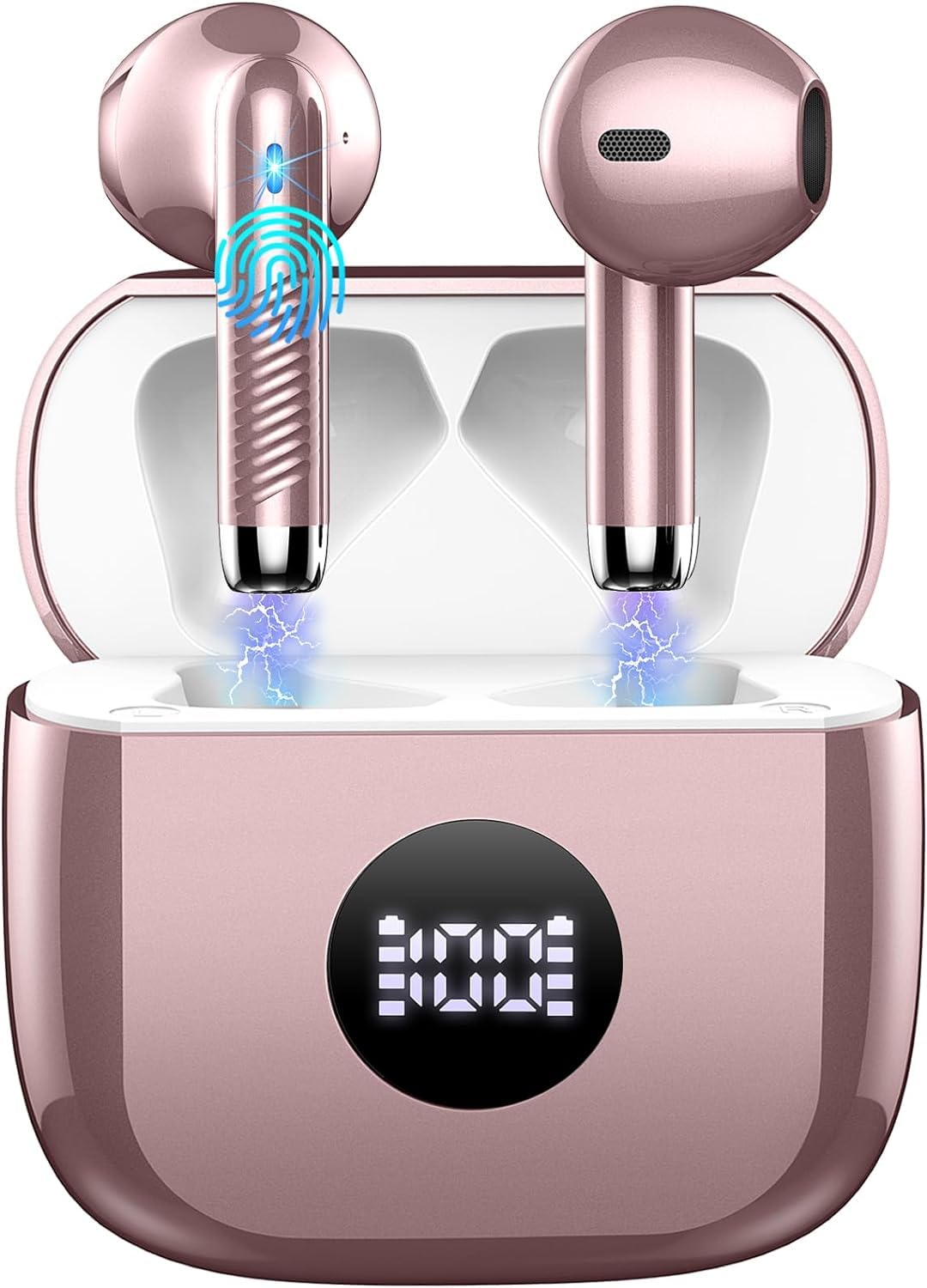 Cuffie Bluetooth 5.4 Wireless con 4 ENC Mic