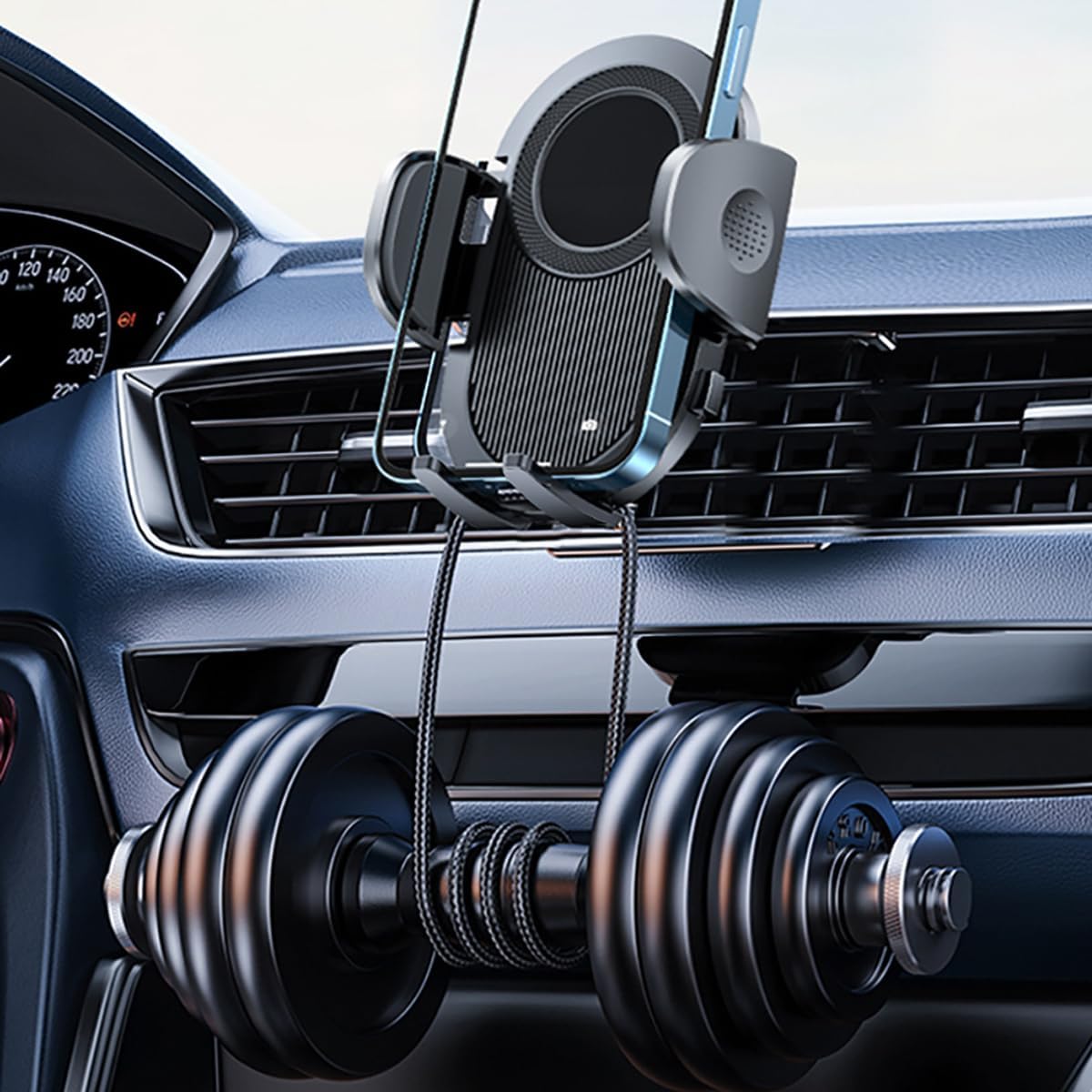 Jnnj Porta Cellulare Auto con Super Aspirazione - immagine 5