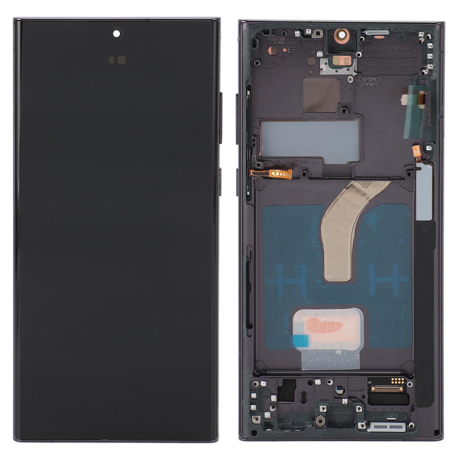 Display OLED 6.8" per Galaxy S22 Ultra con Cornice Nera