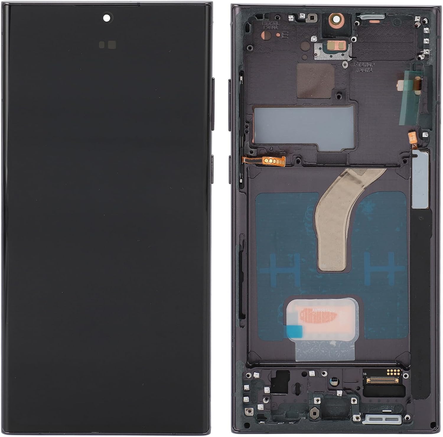 Display OLED 6.8" per Galaxy S22 Ultra con Cornice Nera - immagine 1