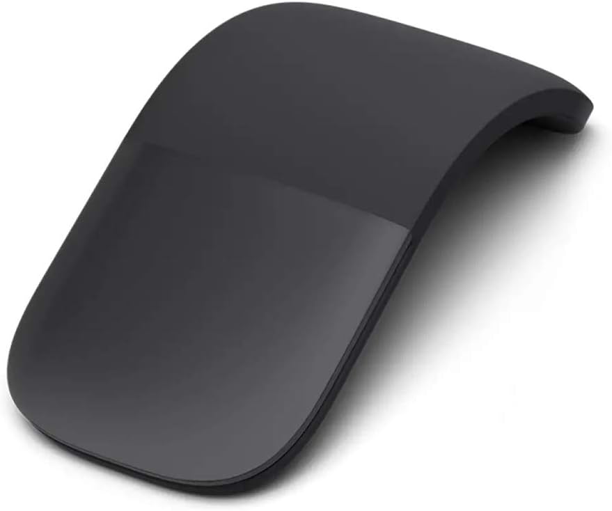 Zunate Mouse Bluetooth Arc Touch Pieghevole, Nero - immagine 8