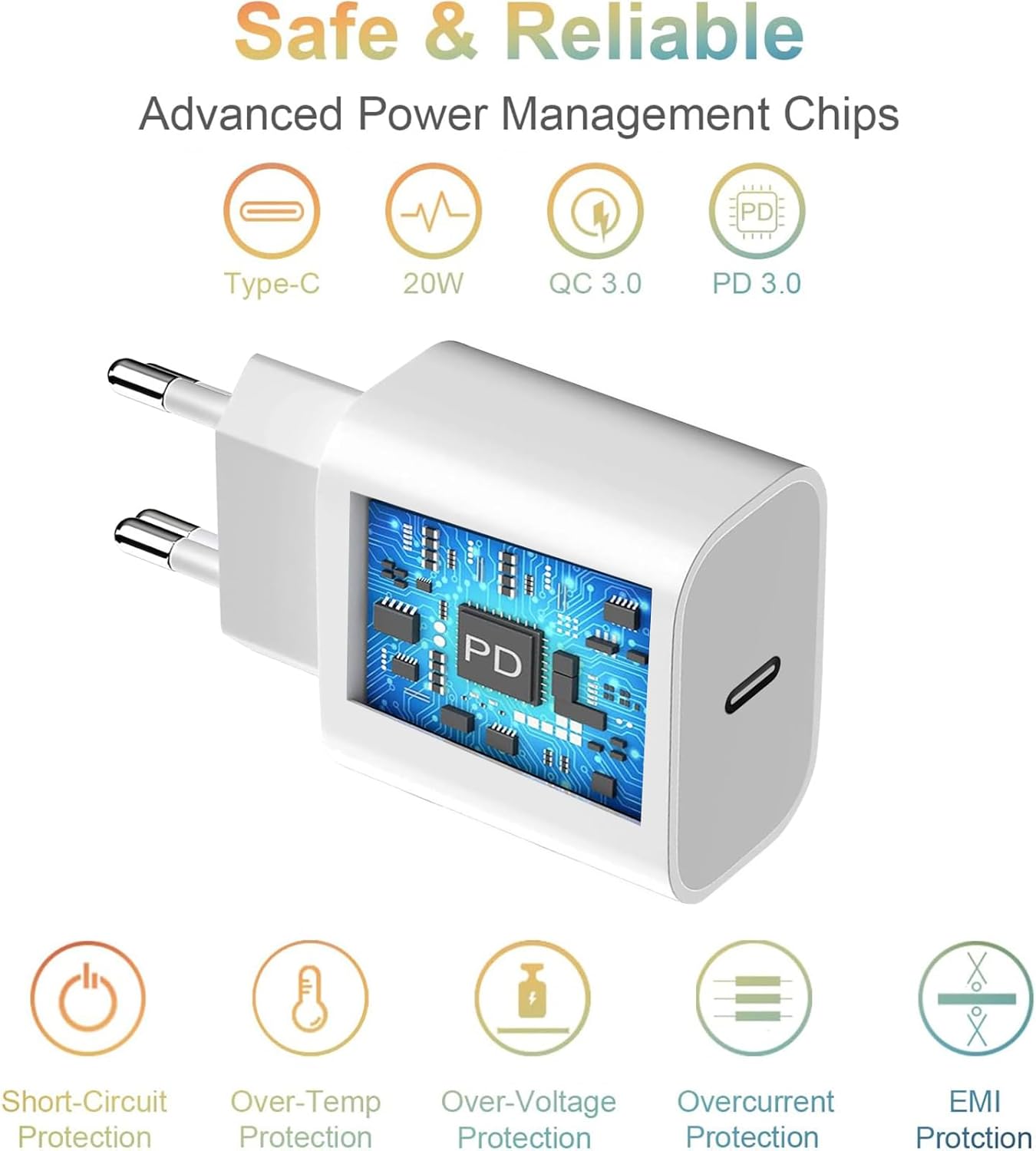 USB-C Power Adapter 20W per Apple - immagine 2