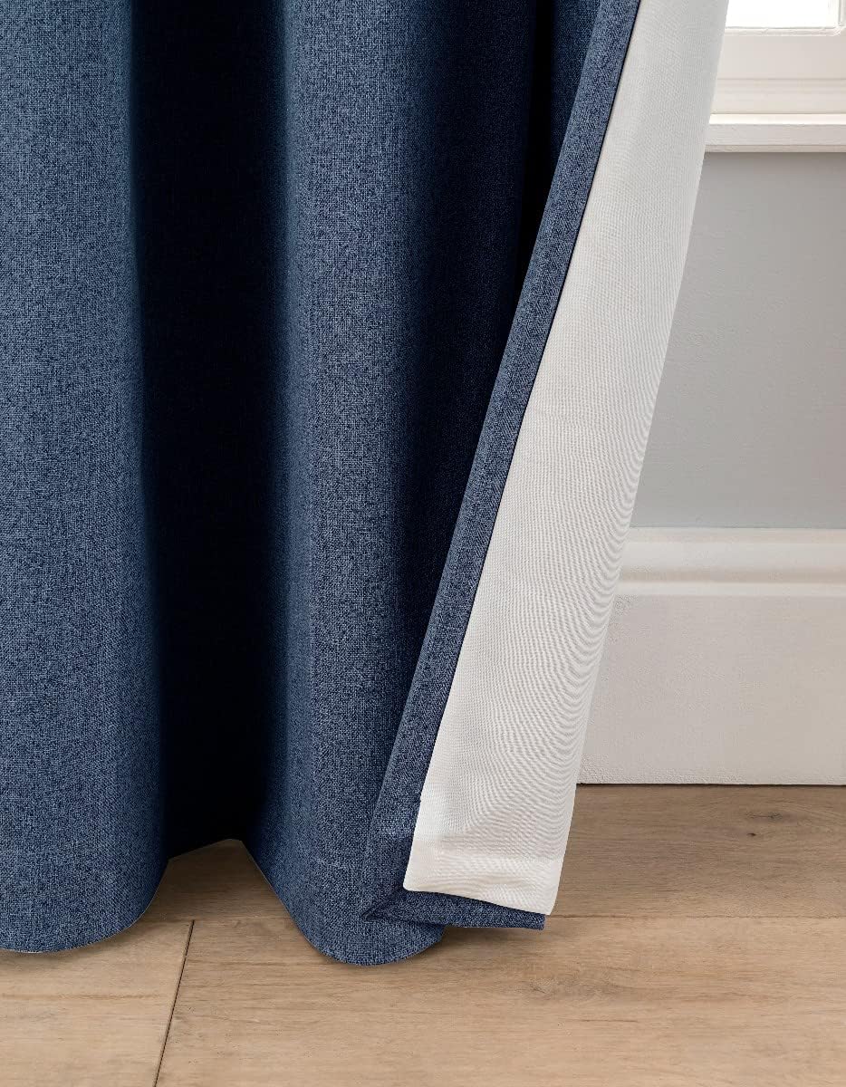 Sleepdown Tende Oscuranti con Occhielli, Blu Navy - immagine 4