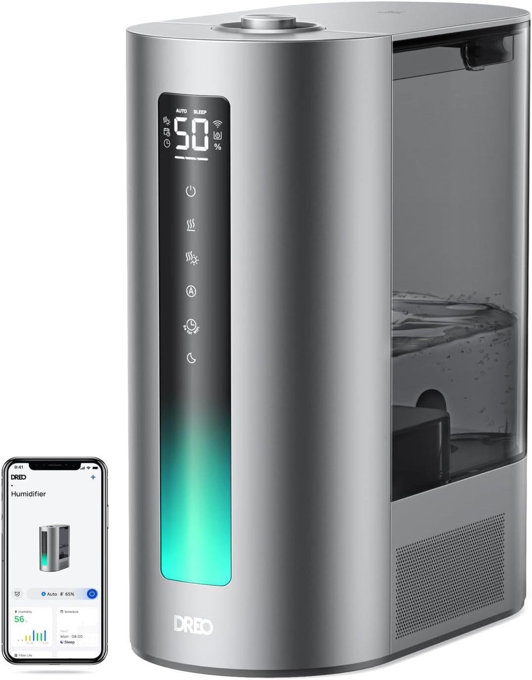 Dreo Umidificatore Intelligente 6L per Grandi Ambienti