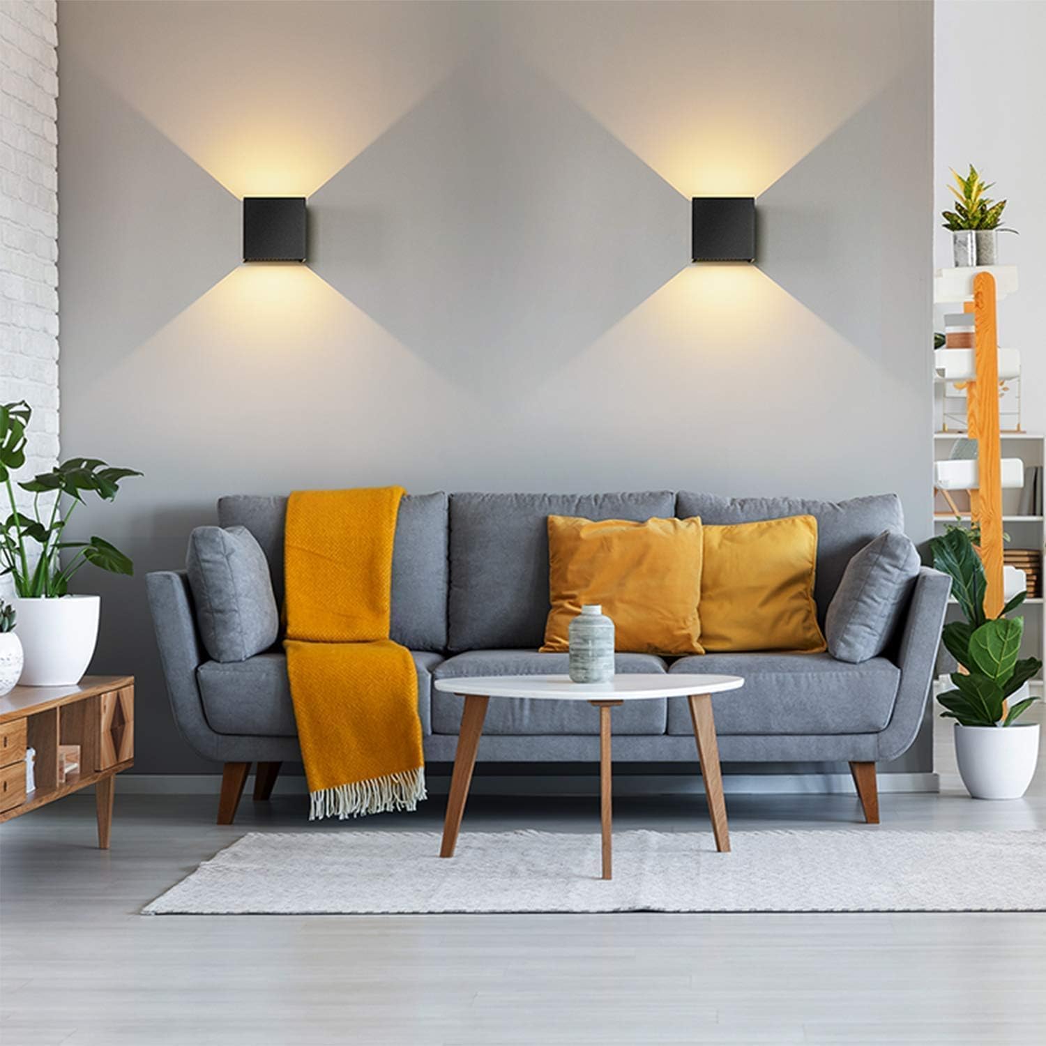 Ledmo 8 Pezzi Applique da Esterno/Interno 12W - immagine 7