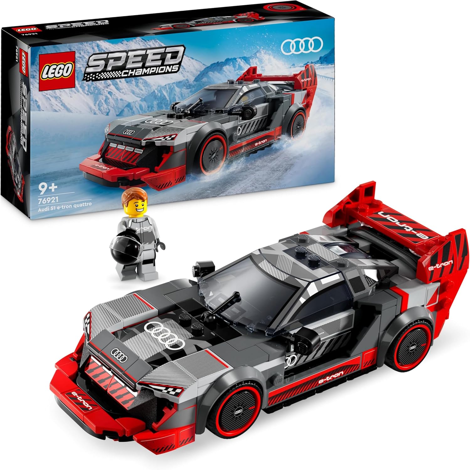 Lego Speed Champions Auto da Corsa Audi S1 E-Tron Quattro - immagine 1