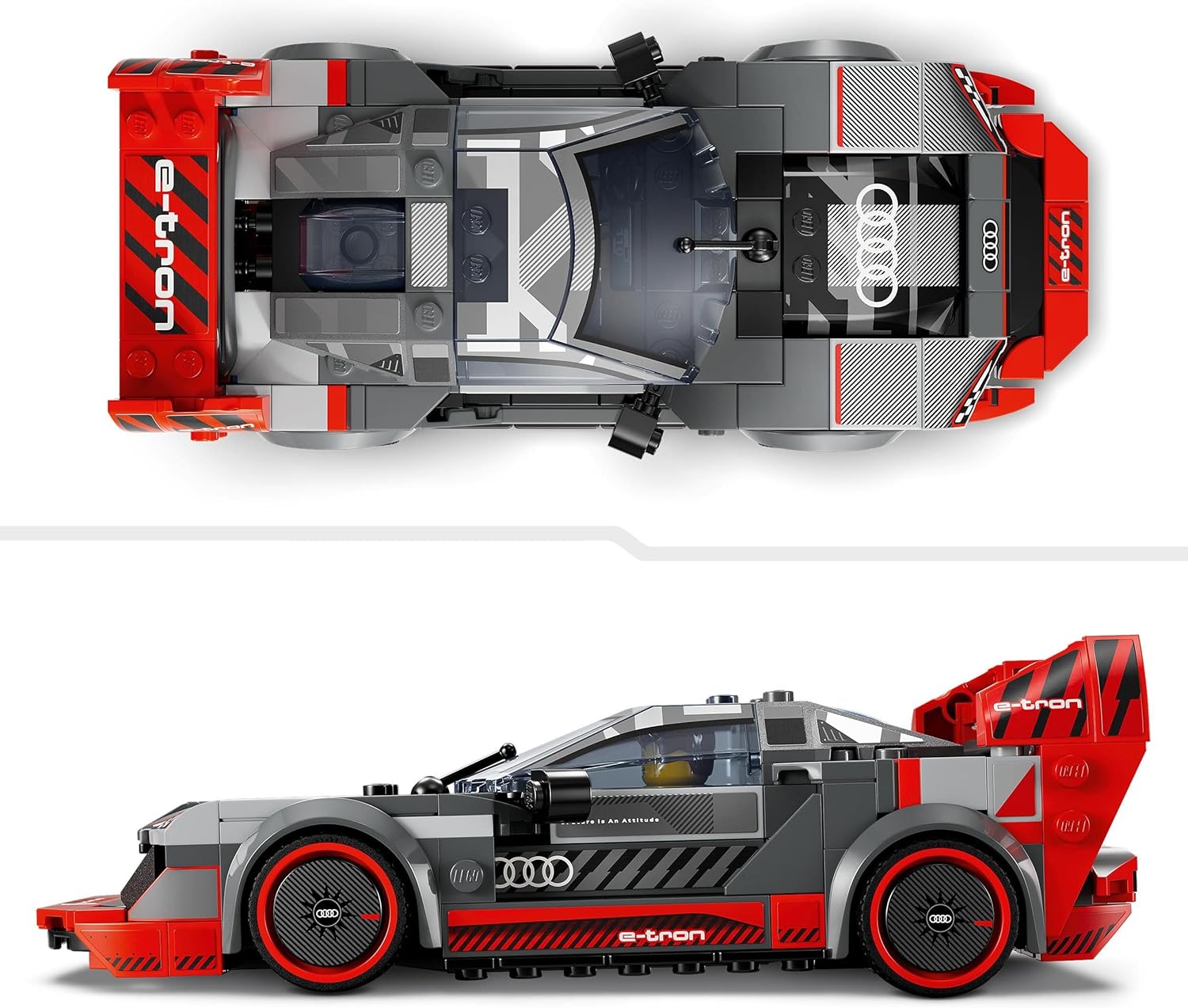 Lego Speed Champions Auto da Corsa Audi S1 E-Tron Quattro - immagine 4