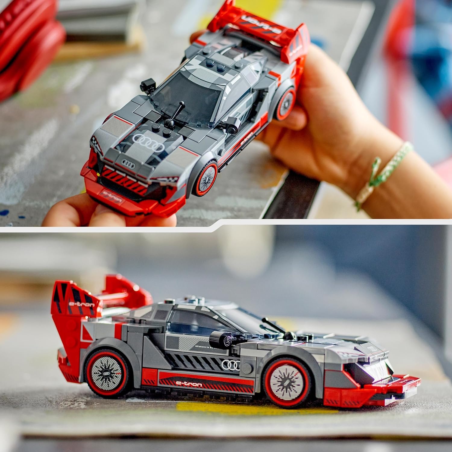 Lego Speed Champions Auto da Corsa Audi S1 E-Tron Quattro - immagine 5