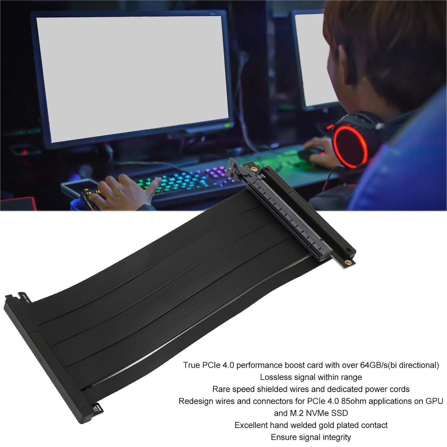 Cavo di Prolunga per Scheda Grafica X16 Flessibile - immagine 4