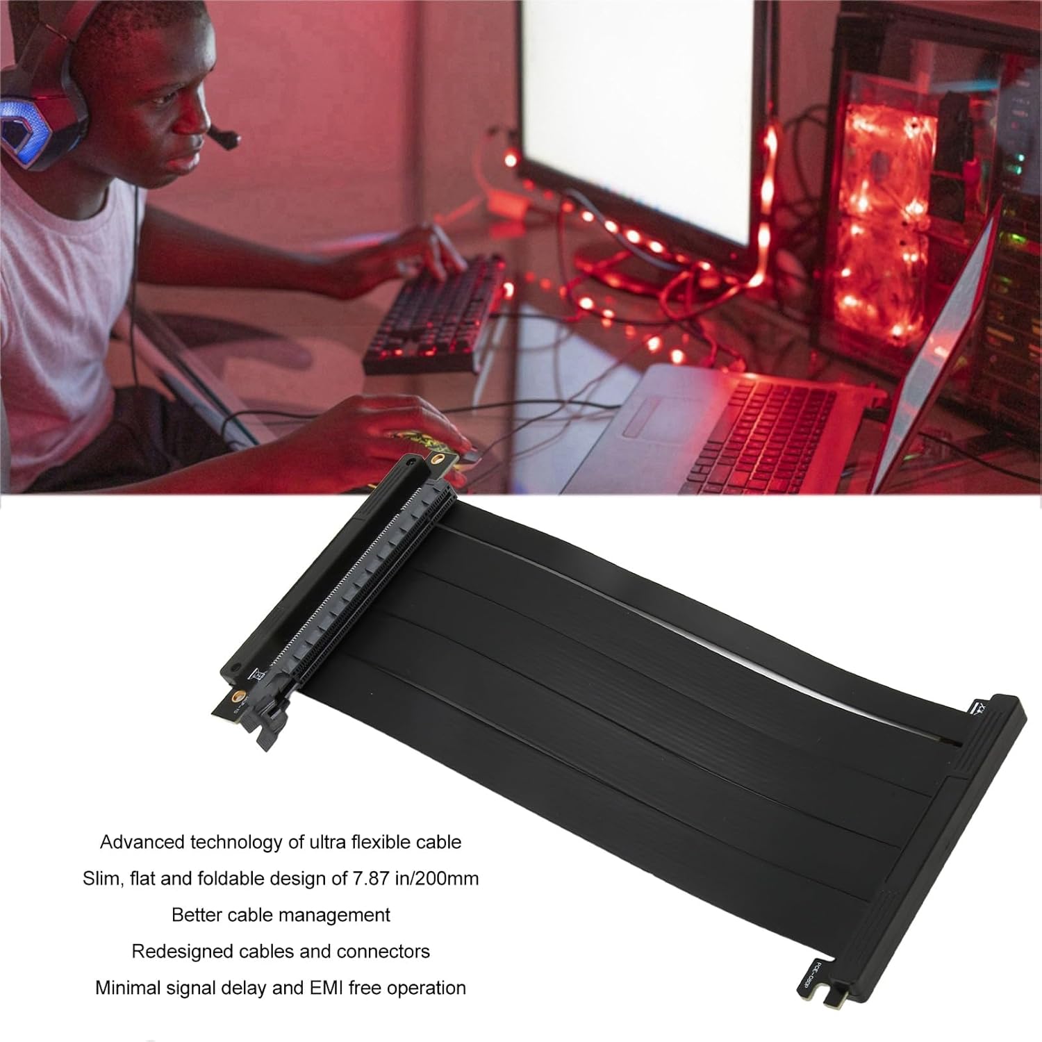 Cavo di Prolunga per Scheda Grafica X16 Flessibile - immagine 8