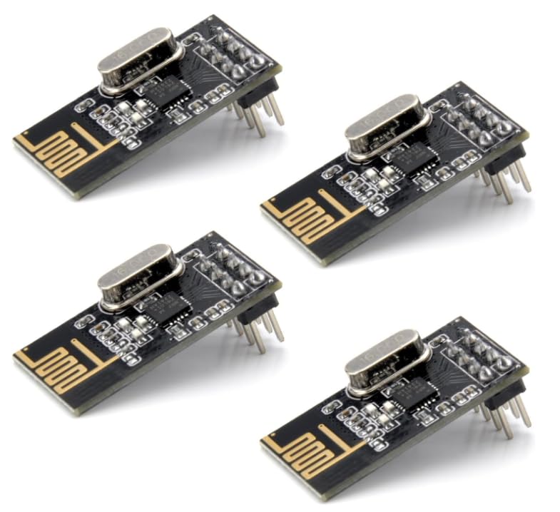 HENGBIRD 4pcs NRF24l01+ 2.4g Wireless Transceiver Module, Wireless ...
