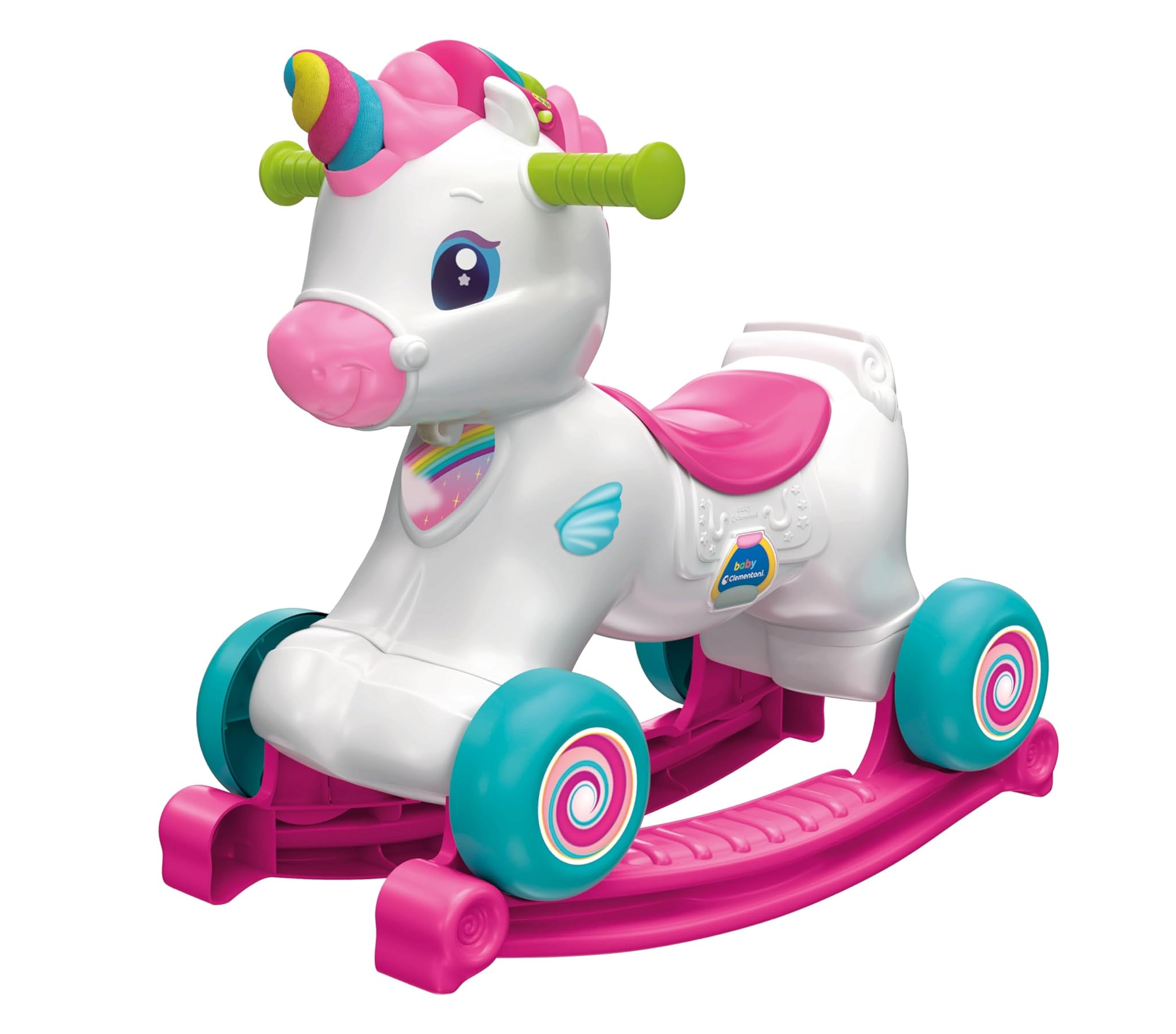 Baby Clementoni Nuvola Dolce Unicorno - Ride On 3 in 1