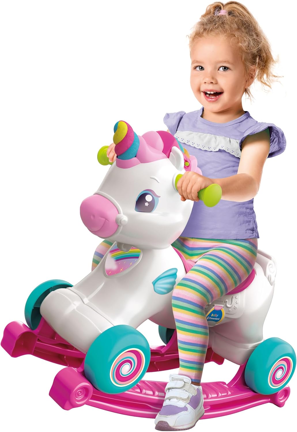 Baby Clementoni Nuvola Dolce Unicorno - Ride On 3 in 1 - immagine 4
