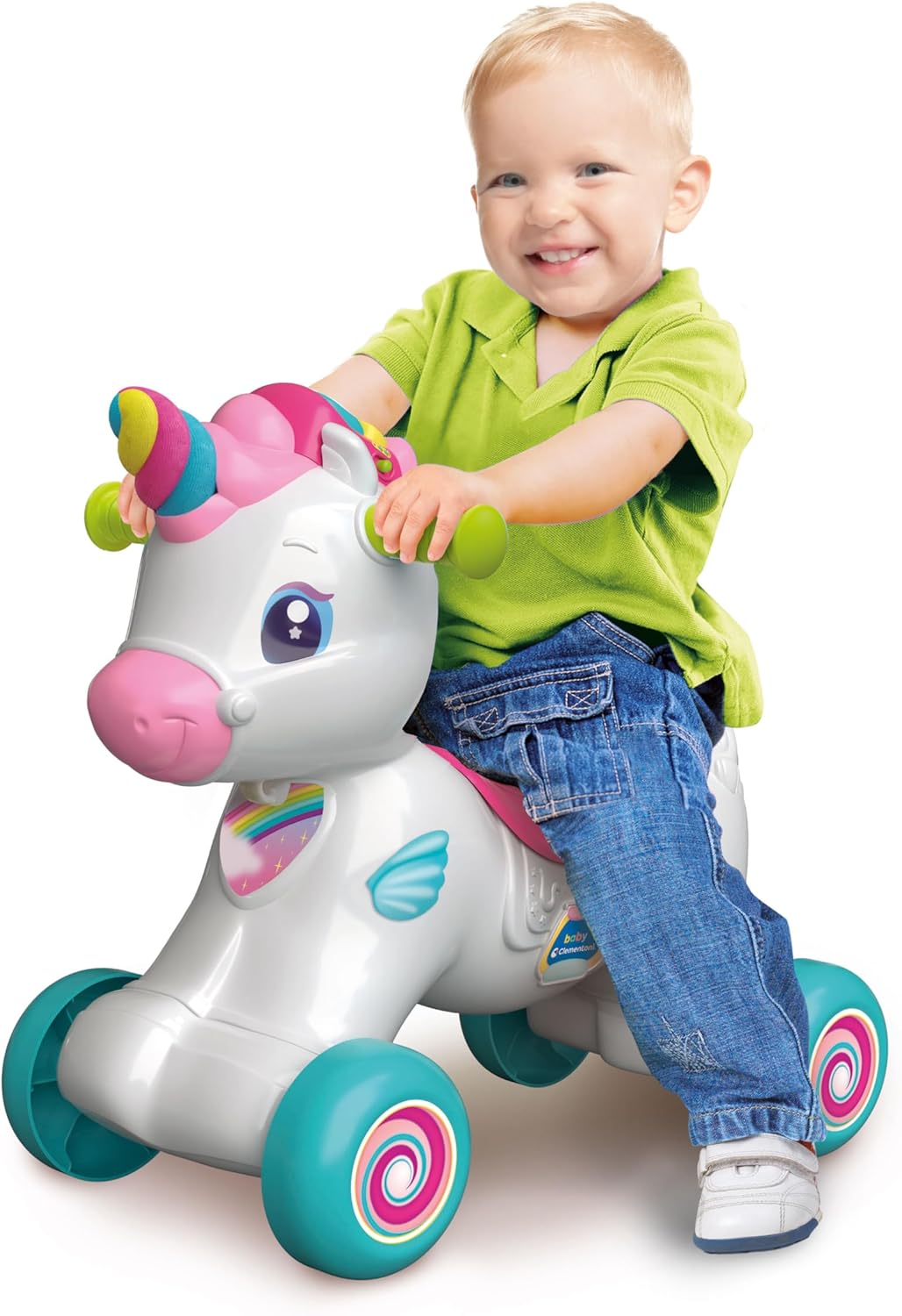 Baby Clementoni Nuvola Dolce Unicorno - Ride On 3 in 1 - immagine 5
