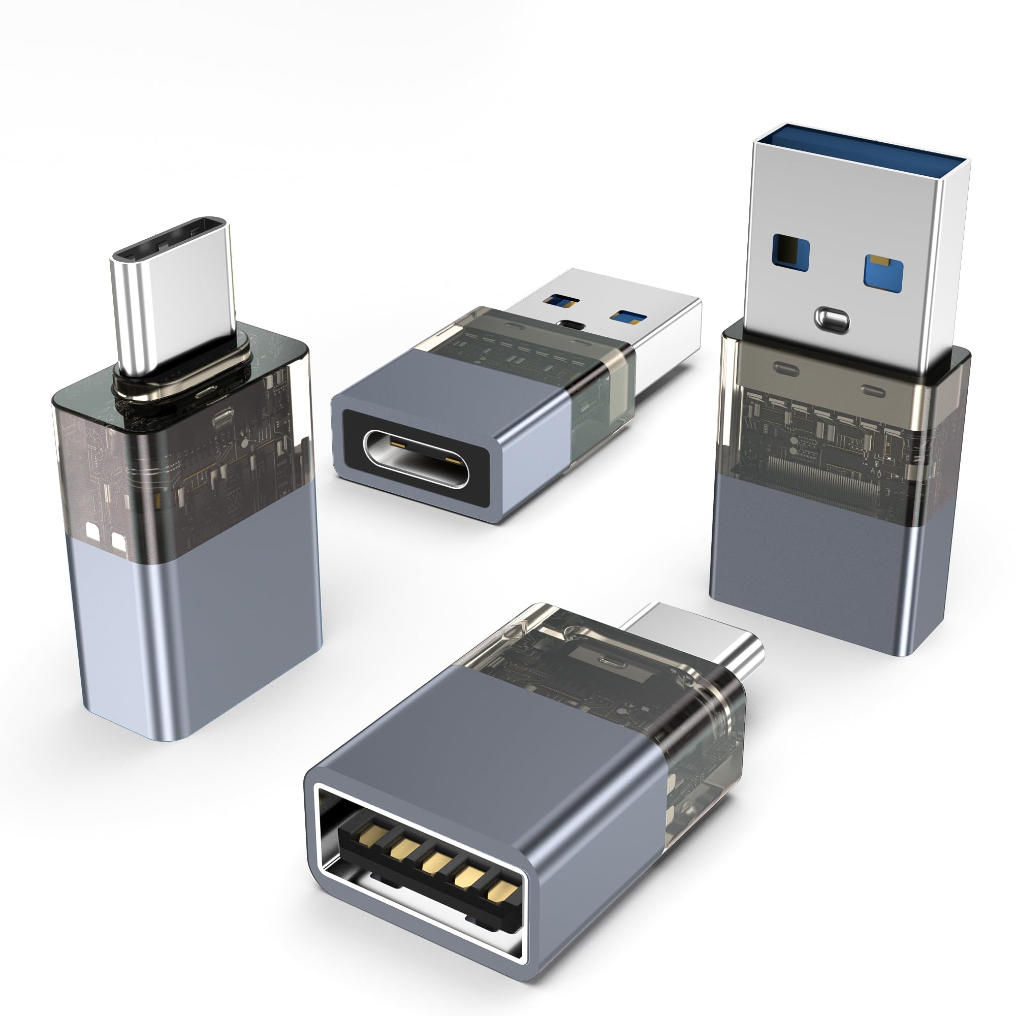 Basesailor Adattatore USB a USB C 3.0 (4 Pezzi)