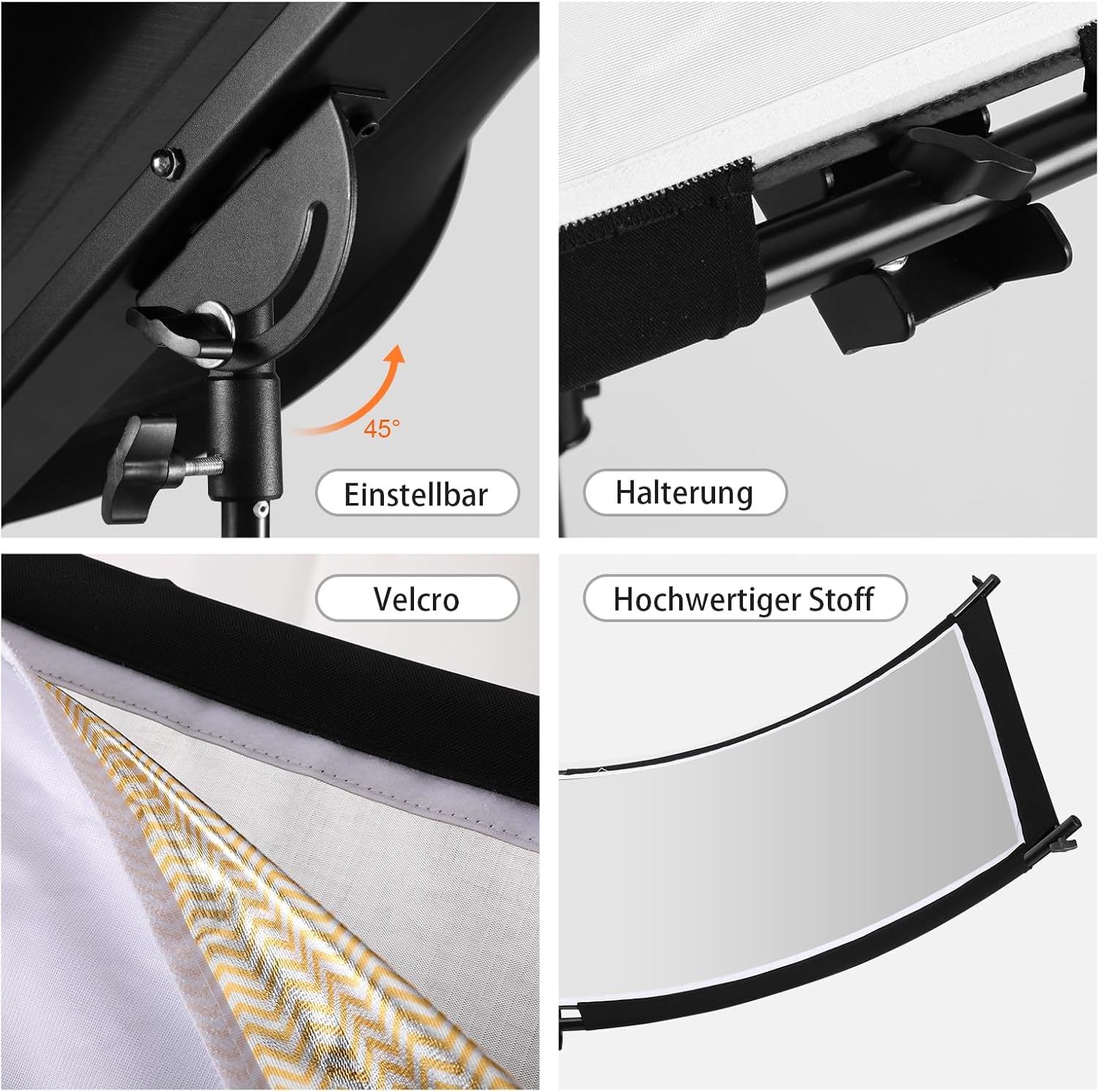 Supon U Clamshell Riflettore Diffusore 180x60cm - immagine 5