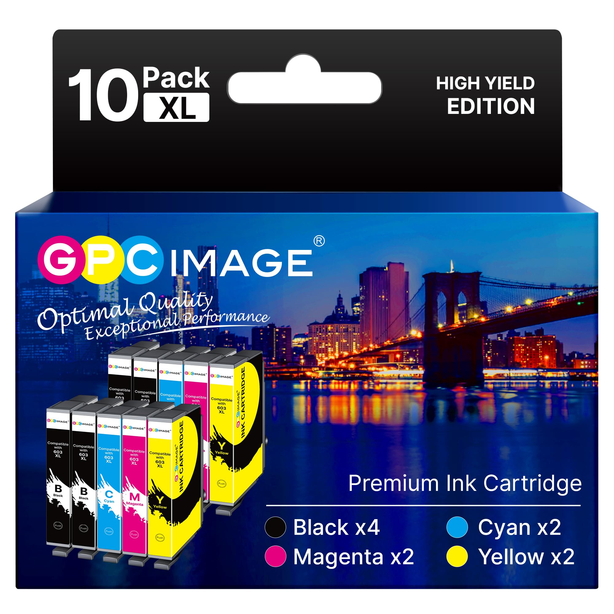 Gpc Image 603XL Cartucce d'inchiostro Compatibili