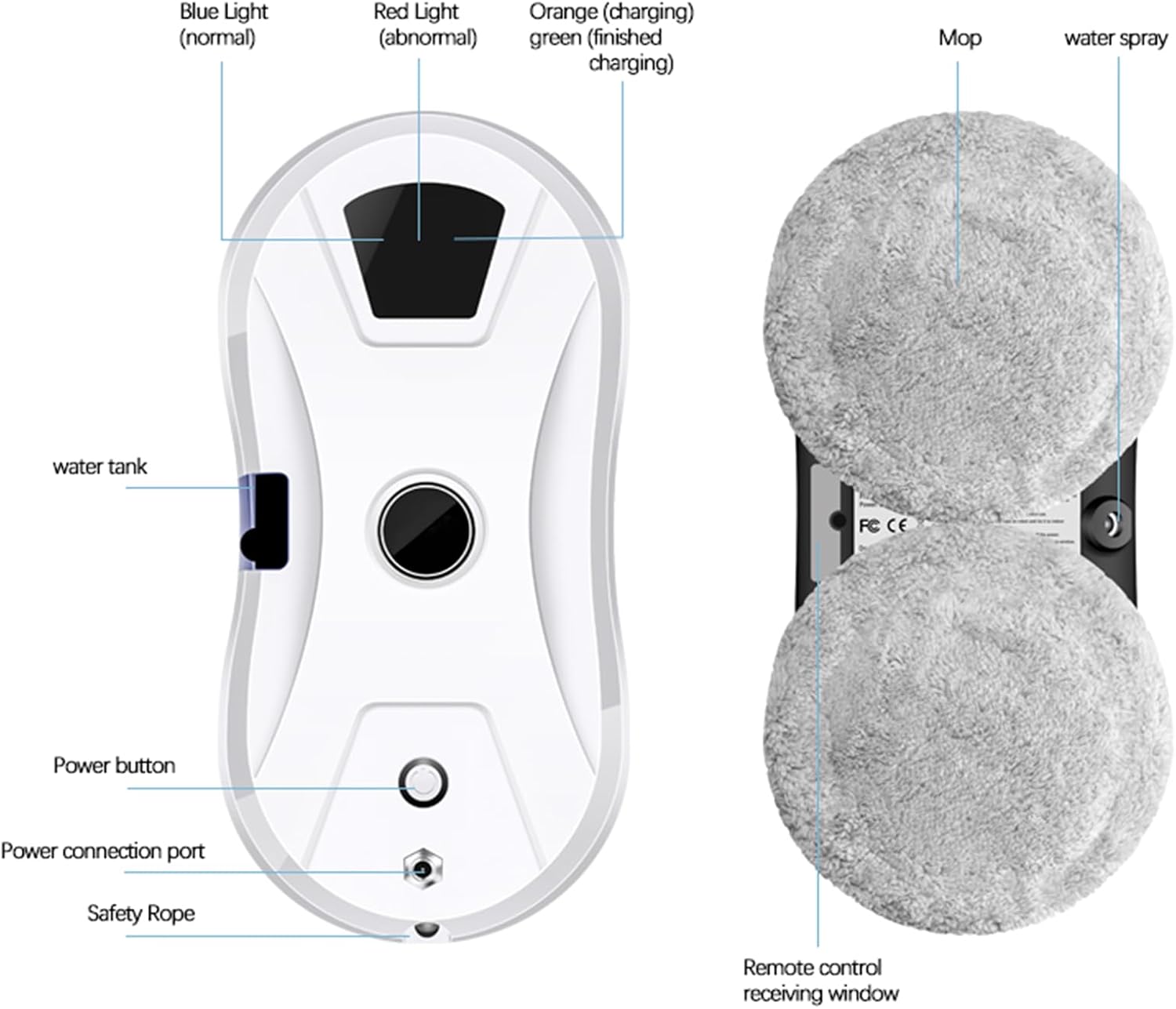 Robot Lavavetri Elettrico con Getto Automatico 5600pa - immagine 5